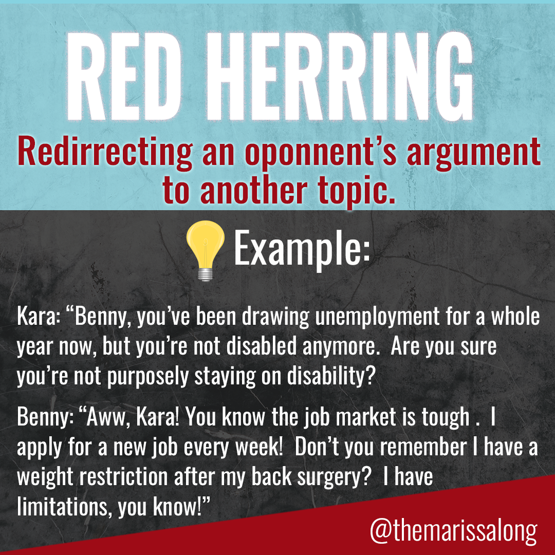 red herring fallacy in the news